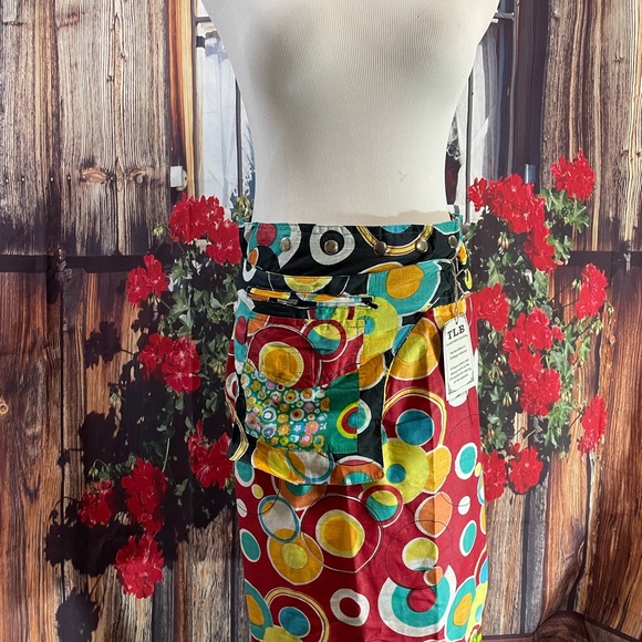 NWT- TLB Circular Design Wrap Skirt - Picture 1 of 14
